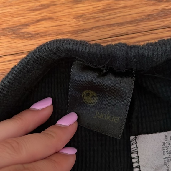 Love Junkie Girl’s Black Matching Hoodie and Sweatpants Size Small - Picture 4 of 8